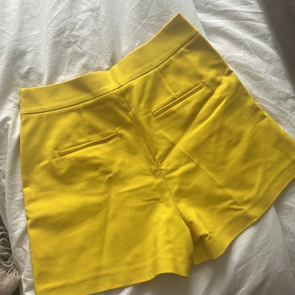 Yellow Zara high waist shorts size S - Picture 5 of 6